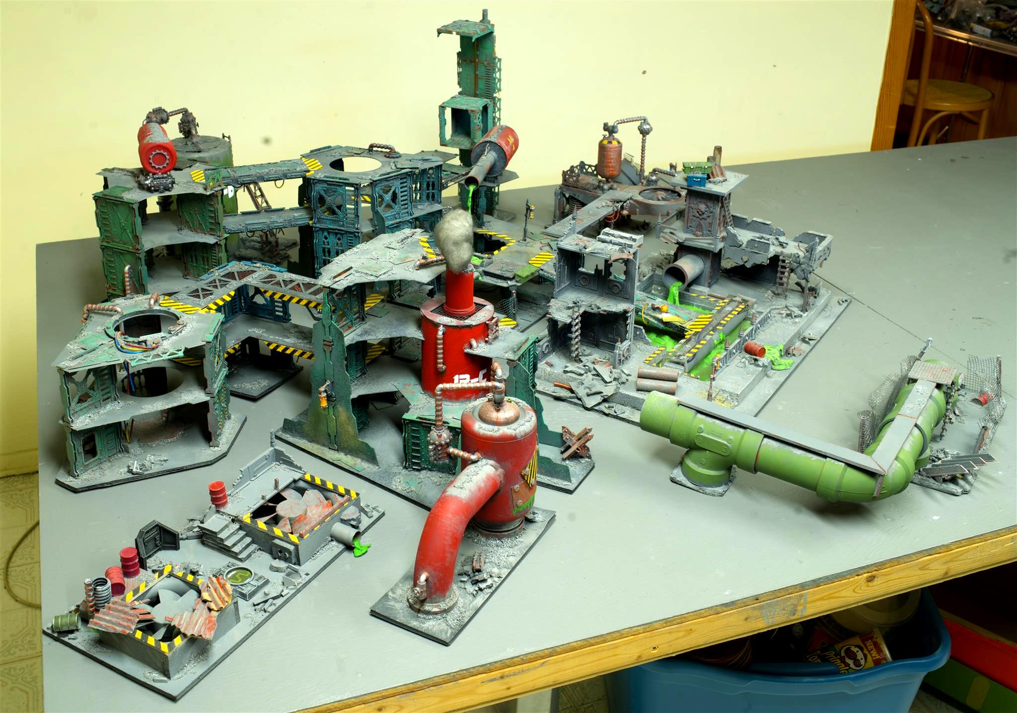 Necromunda, Necromunda Board, Necromunda Game Board, Necromunda Gang